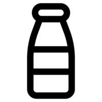 Milk Icon Food and Beverages for Web, app, uiux, infographic, etc vector