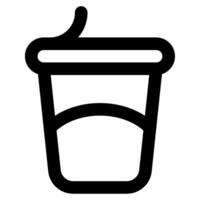 yogur icono comida y bebidas para web, aplicación, uiux, infografía, etc vector