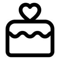 pastel icono comida y bebidas para web, aplicación, uiux, infografía, etc vector