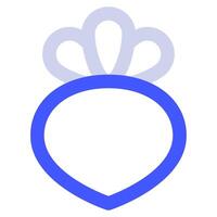 Radish Icon Food and Beverages for Web, app, uiux, infographic, etc vector