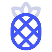 Pineapple Icon Food and Beverages for Web, app, uiux, infographic, etc vector