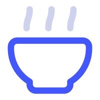 Soup Icon Food and Beverages for Web, app, uiux, infographic, etc vector