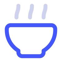 sopa icono comida y bebidas para web, aplicación, uiux, infografía, etc vector