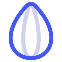 Almond Icon Food and Beverages for Web, app, uiux, infographic, etc vector