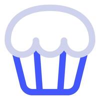 Cupcake Icon Food and Beverages for Web, app, uiux, infographic, etc vector