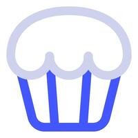 Cupcake Icon Food and Beverages for Web, app, uiux, infographic, etc vector