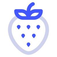 Strawberry Icon Food and Beverages for Web, app, uiux, infographic, etc vector
