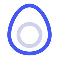 Egg Icon Food and Beverages for Web, app, uiux, infographic, etc vector