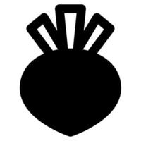 Radish Icon Food and Beverages for Web, app, uiux, infographic, etc vector
