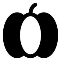 calabaza icono comida y bebidas para web, aplicación, uiux, infografía, etc vector