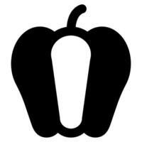 Bell Pepper Icon Food and Beverages for Web, app, uiux, infographic, etc vector