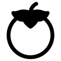 tomate icono comida y bebidas para web, aplicación, uiux, infografía, etc vector