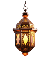 AI generated illustration of hanging arabic lantern ai generated png