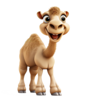 AI generated illustration of cute camel cartoon ai generated png