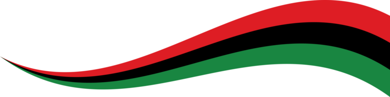 Red, black and green colored background as the colors of the Pan-African flag. For Juneteenth and Black History Month. Flat design illustration. png