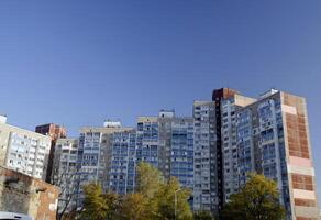 Tall apartment building photo