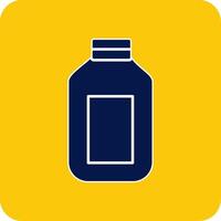 Detergent Glyph Square Two Color Icon vector