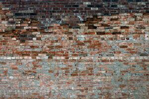 Brick wall pattern background, brick house walls texture photo