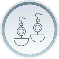 Earrnings Linear Button Icon vector