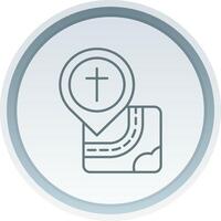 Church Linear Button Icon vector