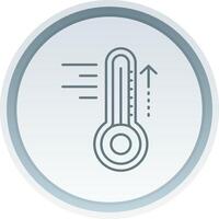 Hot Linear Button Icon vector