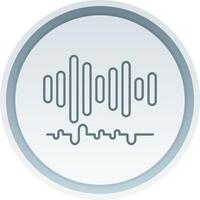 Audio Linear Button Icon vector