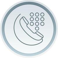 Dial Linear Button Icon vector