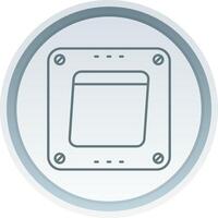 Swtich Linear Button Icon vector