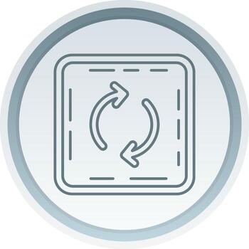 lazo lineal botón icono vector