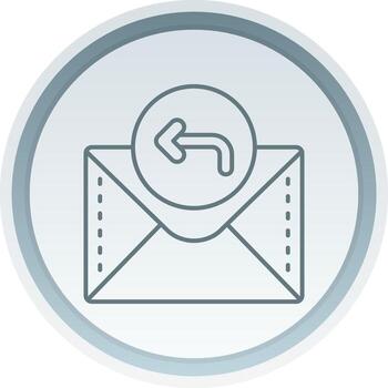 izquierda flecha lineal botón icono vector