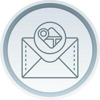 Location pin Linear Button Icon vector