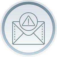 Alert Linear Button Icon vector