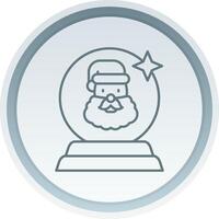 Jingle bell Linear Button Icon vector