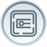 Endpoint Linear Button Icon vector