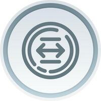 Left and right arrow Linear Button Icon vector