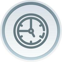 Time Linear Button Icon vector
