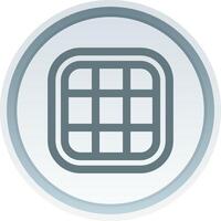 Layout Linear Button Icon vector