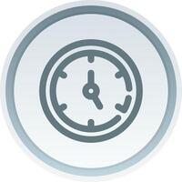 Timer Linear Button Icon vector