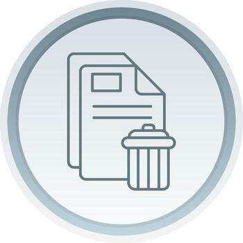 Delete Linear Button Icon vector