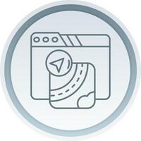 Gpu Linear Button Icon vector