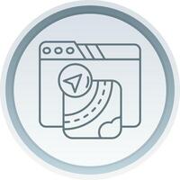 Gpu Linear Button Icon vector