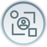 User experience design Linear Button Icon vector