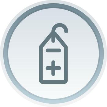 Add tag Linear Button Icon vector