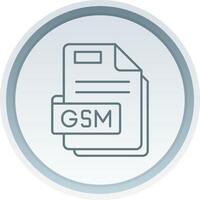 Gsm Linear Button Icon vector