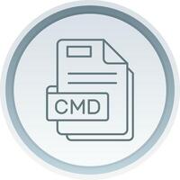 Cmd Linear Button Icon vector