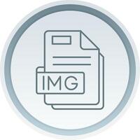 Img Linear Button Icon vector