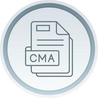 Cma Linear Button Icon vector