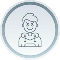 Envy Linear Button Icon vector