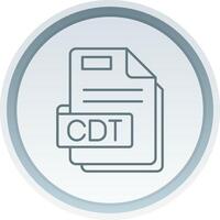 Cdt Linear Button Icon vector