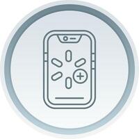 More Linear Button Icon vector